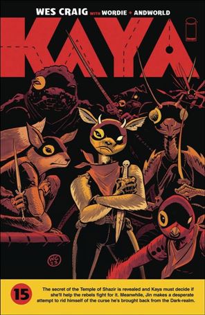 Kaya issue 15 Wes Craig Cover