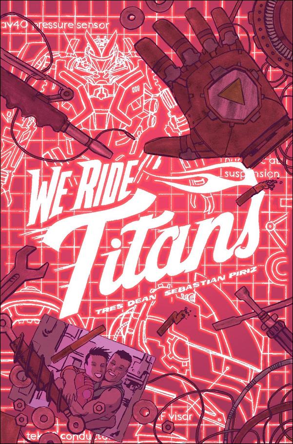 We Ride Titans issue 3-B Josh Hixson Cover