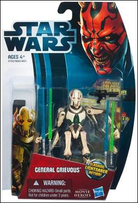 Star Wars Movie Heroes 3 3/4" Figures figure MH07 General Grievous