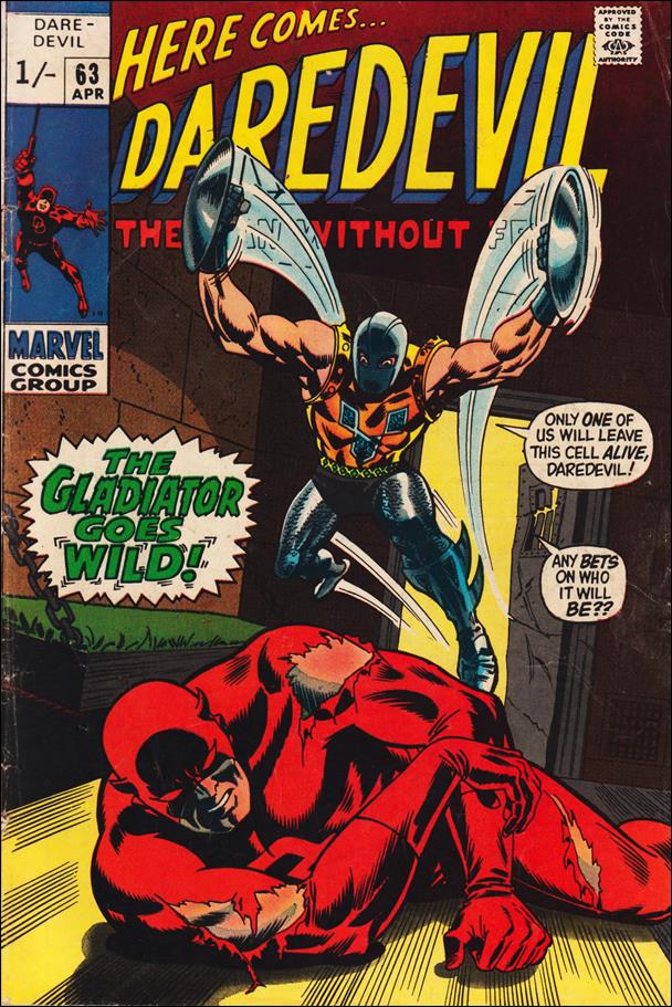 Daredevil (1964) issue 63-B UK Price Cover
