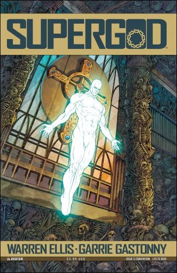 Warren Ellis' Supergod issue 5-D Convention Cover 1/1000