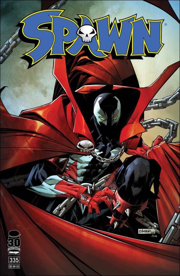 Spawn issue 335-B Carlo Barberi Cover