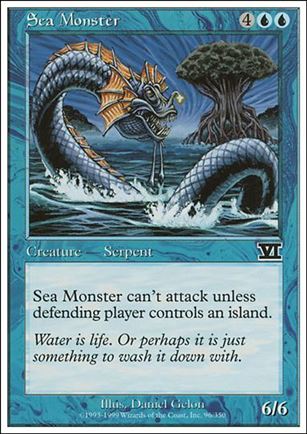 Magic the Gathering: 6th Edition (Base Set) card 96 Sea Monster