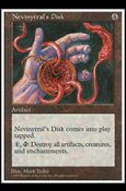 Magic the Gathering: 5th Edition (Base Set) card 392 Nevinyrral's Disk