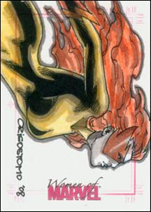 Women of Marvel (SketchaFEX Subset) card DC3 Dennis Crisostomo 1/200