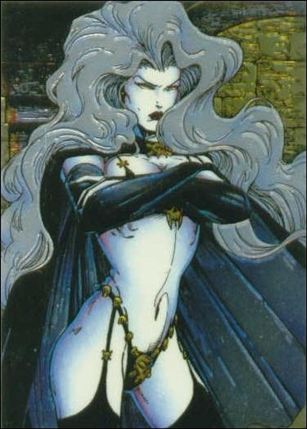 Lady Death All Chromium (Base Set) card 13 Black Plague
