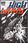 High Ways issue 4-B 1:10 Black and White Cover