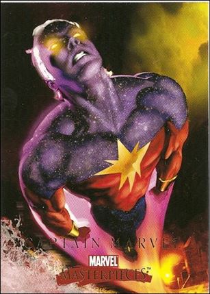2008 Marvel Masterpieces: Series 2 (Base Set) card 9 Captain Marvel