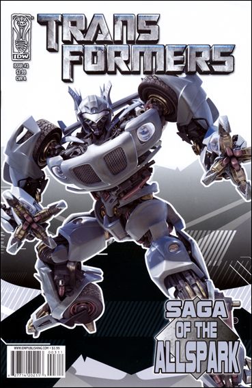 Transformers: Saga of the Allspark issue 3 Jazz Cover