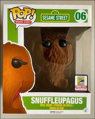 Pop! Sesame Street figure 6-B Mr. Snuffleupagus (Flocked)