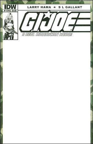 G.I. Joe: A Real American Hero issue 196-C Subscription Blank Cover