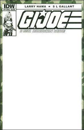 G.I. Joe: A Real American Hero issue 196-C Subscription Blank Cover
