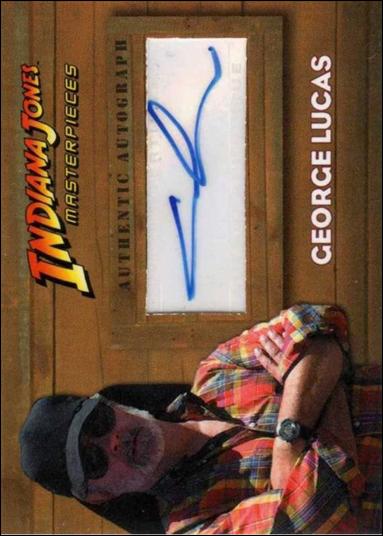 Indiana Jones Masterpieces (Autograph Subset) card nn1 George Lucas 1/7