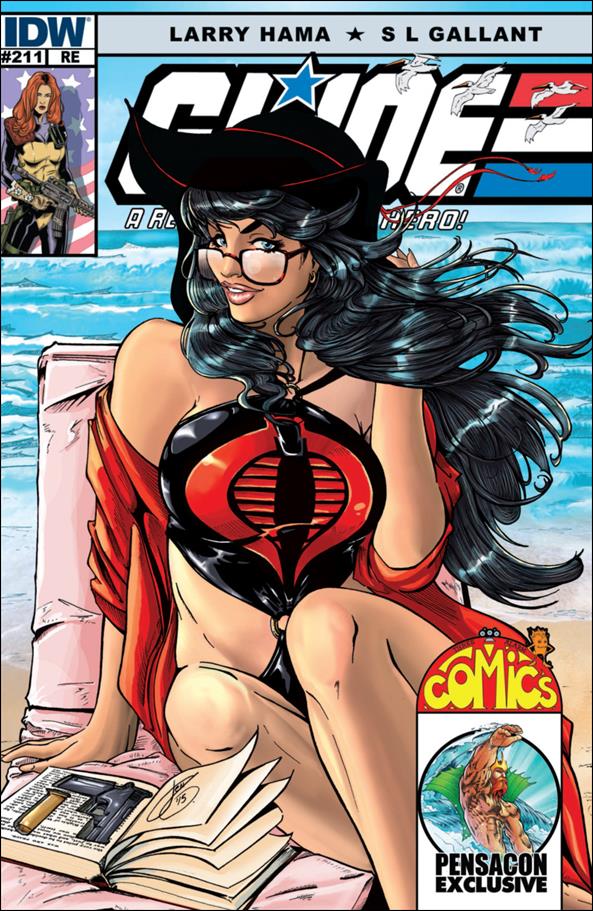 G.I. Joe: A Real American Hero issue 211-D Jen Broomall Three Alarm Comics / Pensacon Cover