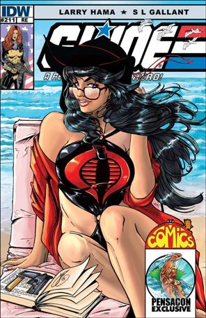 G.I. Joe: A Real American Hero issue 211-D Jen Broomall Three Alarm Comics / Pensacon Cover