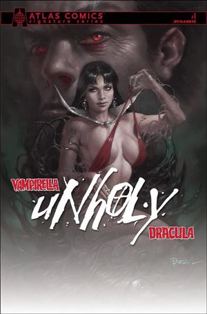 Vampirella/Dracula: Unholy issue 1-ZB Lucio Parrillo Atlas Cover (Priest Signed)