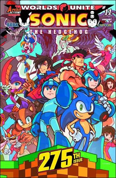 Sonic the Hedgehog (1993) issue 275-B Edwin Huang Wraparound Cover