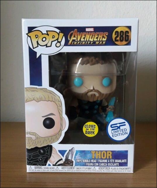 POP! Marvel figure 286-B Thor (Glows In the Dark)