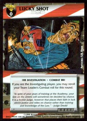 Dredd: The Card Game card 91 Lucky Shot