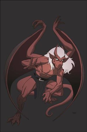 Gargoyles: Quest issue 4-G Drew Moss Virgin 1:15 Color Bleed Cover