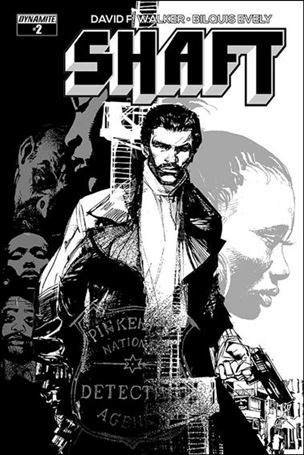 Shaft issue 2-D Denys Cowan & Bill Sienkiewicz 1:10 B&W Cover