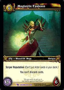 World of Warcraft: March of the Legion (Base Set) card 235 Magistrix Fyalenn