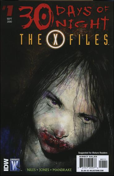 X-Files/30 Days of Night issue 1-C Sam Kieth "30 Days of Night" Cover