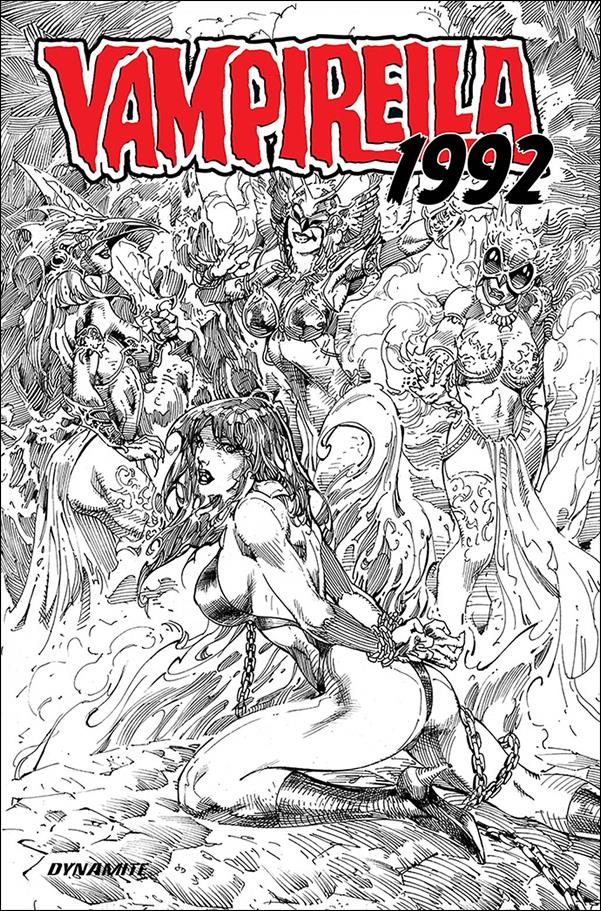 Vampirella 1992 issue One Shot-F Roberto Castro 1:10 Black & White Cover