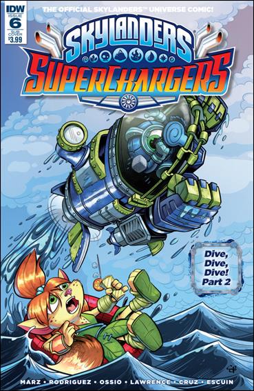 Skylanders Superchargers issue 6-B Scott Ball Subscription Cover