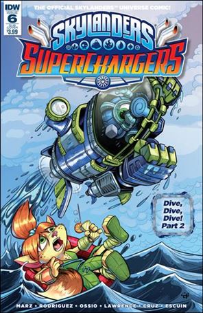 Skylanders Superchargers issue 6-B Scott Ball Subscription Cover