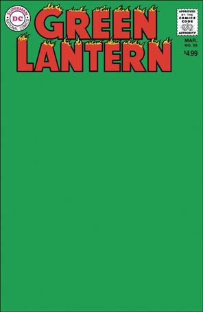Green Lantern (1960) issue 59-C Facsimile Edition (2024) Blank Cover