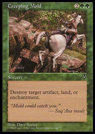 Magic the Gathering: Visions (Base Set) card 103 Creeping Mold