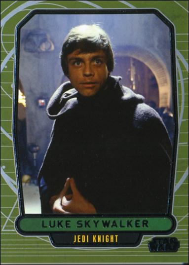 Star Wars Galactic Files (Base Set) card 153 Luke Skywalker Jedi Knight