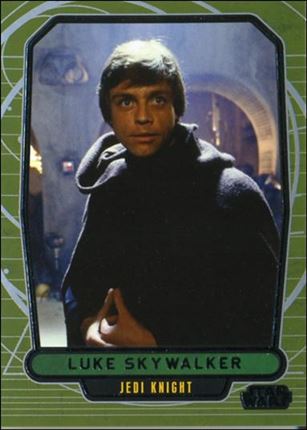 Star Wars Galactic Files (Base Set) card 153 Luke Skywalker Jedi Knight