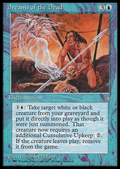 Magic the Gathering: Ice Age (Base Set) card 66 Dreams of the Dead