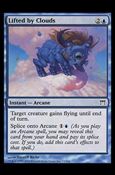 Magic the Gathering: Champions of Kamigawa (Base Set) card 73 Lifted by Clouds