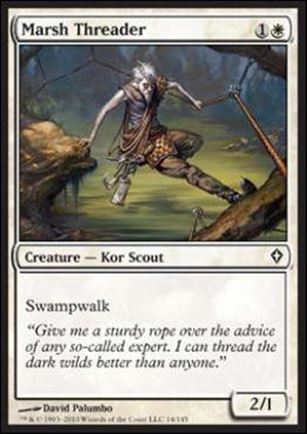 Magic the Gathering: Worldwake (Base Set) card 14 Marsh Threader