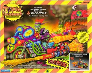 Toxic Crusaders (Vehicles) figure nn3 Smog Cycle