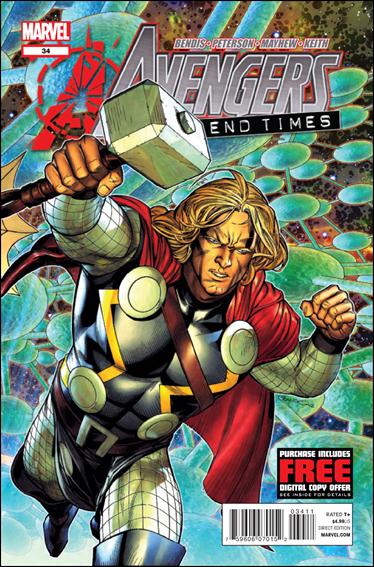Avengers (2010) issue 34 Brandon Peterson Cover