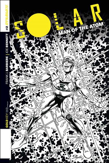 Solar: Man of the Atom (2014) issue 2-F Bob Layton Black & White Reorder Cover