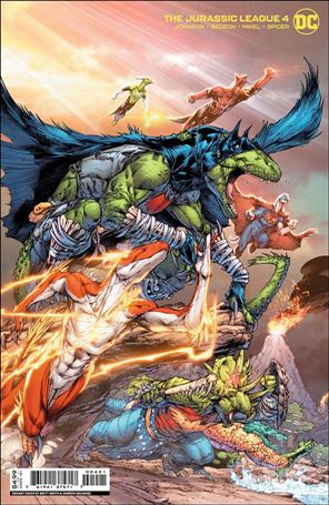 Jurassic League issue 4-B Brett Booth Cardstock Cover