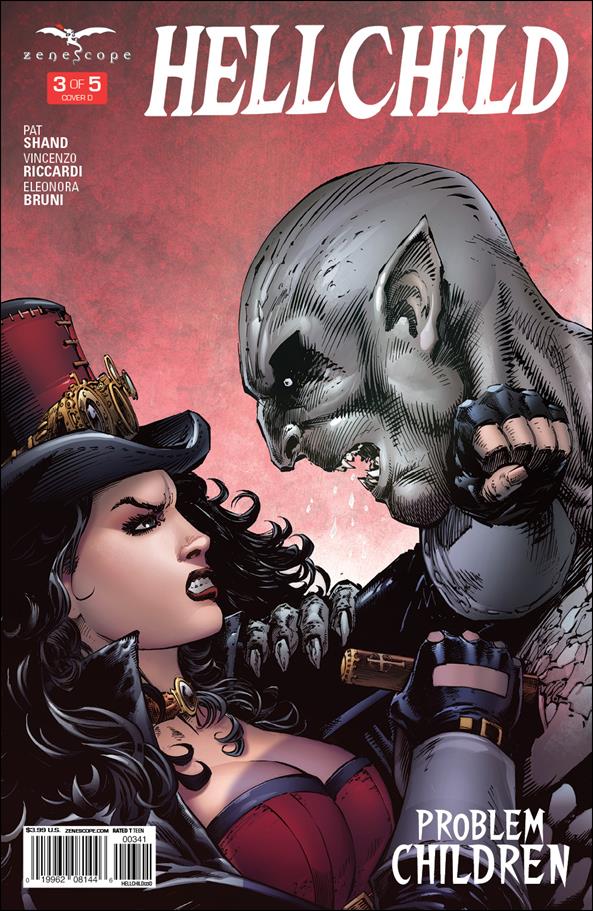 Hellchild issue 3-D Jason Metcalf Cover