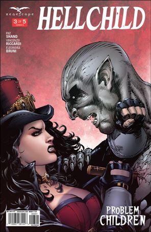 Hellchild issue 3-D Jason Metcalf Cover