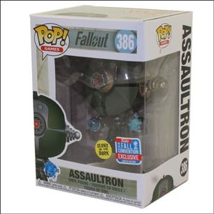 POP! Games figure 386 Assaultron (GITD Fall Convention Exclusive)