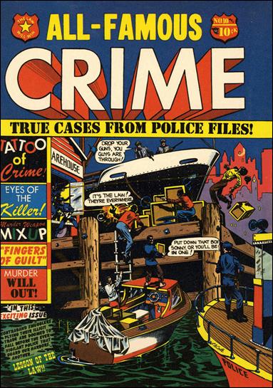 All-Famous Crime issue '10' #10 on Cover