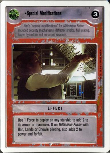 Star Wars: Premiere Unlimited (Base Set) card 223 Special Modifications