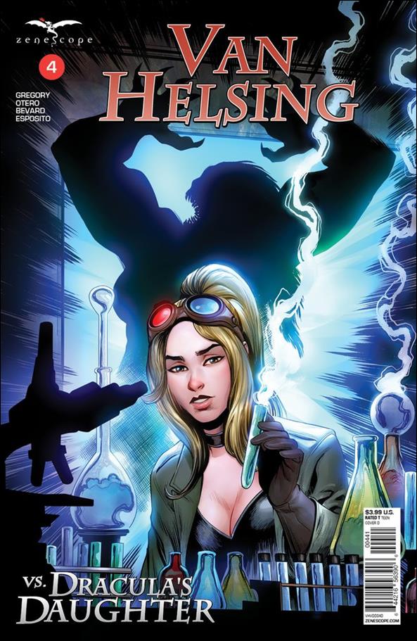 Van Helsing vs. Dracula's Daughter issue 4-D Allan Otero Cover