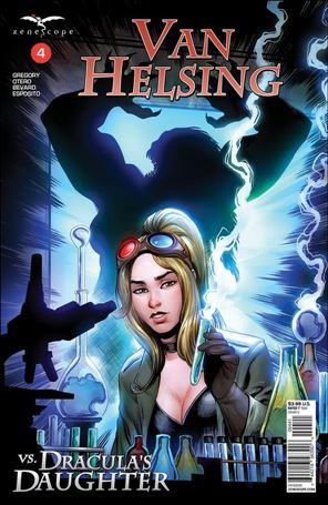 Van Helsing vs. Dracula's Daughter issue 4-D Allan Otero Cover