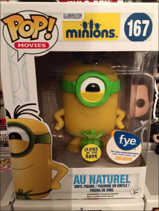 POP! Movies figure 167-B Au Naturel (GITD) FYE Edition