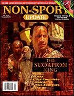 Non-Sport Update (2002) issue 2 Polybagged w/ Promo Cards